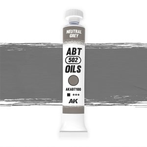 AK Interactive ABT100 - 502 Abteilung Neutral Grey oil paint 20 ml