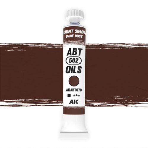 Go to product AK Interactive ABT070 - 502 Abteilung Burnt Sienna / Dark Rust oil paint 20 ml