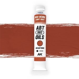 AK Interactive ABT060 - 502 Abteilung Red Ochre / Light Rust oil paint 20 ml