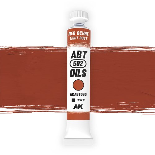 Go to product AK Interactive ABT060 - 502 Abteilung Red Ochre / Light Rust oil paint 20 ml