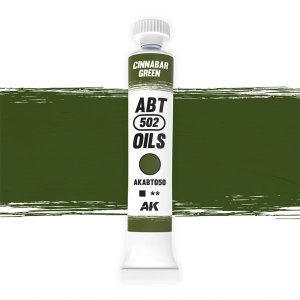 AK Interactive ABT050 - 502 Abteilung Cinnabar Green oil paint 20 ml