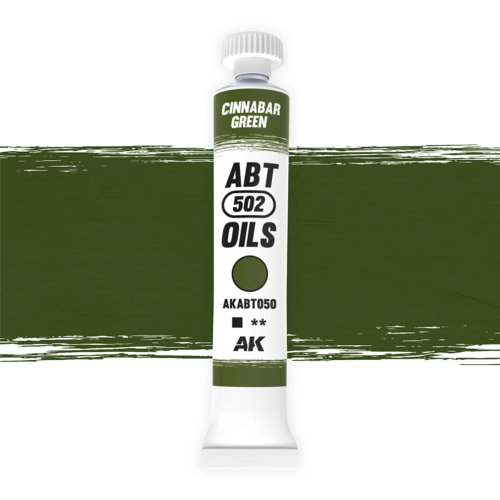 Go to product AK Interactive ABT050 - 502 Abteilung Cinnabar Green oil paint 20 ml
