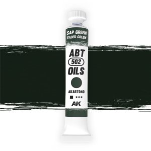 AK Interactive ABT040 - 502 Abteilung Sap Green / Faded Green oil paint 20 ml
