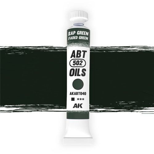 Go to product AK Interactive ABT040 - 502 Abteilung Sap Green / Faded Green oil paint 20 ml