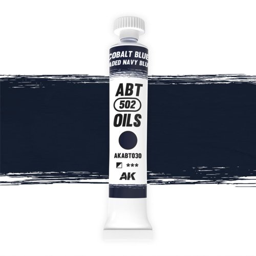 Go to product AK Interactive ABT030 - 502 Abteilung Cobalt Blue / Faded Navy Blue oil paint 20 ml