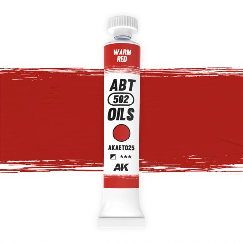 Go to product AK Interactive ABT025 - 502 Abteilung Warm Red oil paint 20 ml