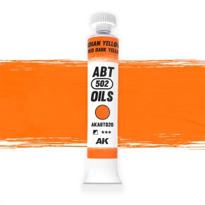 AK Interactive ABT020 - 502 Abteilung Indian Yellow / Faded Dark Yellow oil paint 20 ml