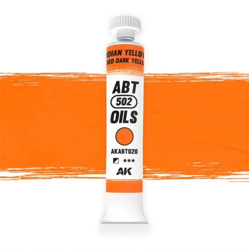 Go to product AK Interactive ABT020 - 502 Abteilung Indian Yellow / Faded Dark Yellow oil paint 20 ml