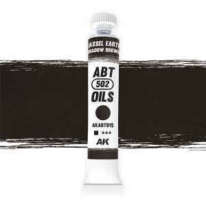 AK Interactive ABT015 - 502 Abteilung Cassel Earth / Shadow Brown oil paint 20 ml