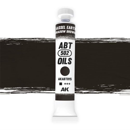 Go to product AK Interactive ABT015 - 502 Abteilung Cassel Earth / Shadow Brown oil paint 20 ml