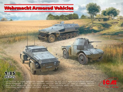 Go to product ICM DS3525 - 1:35 Wehrmacht Armored Vehicles