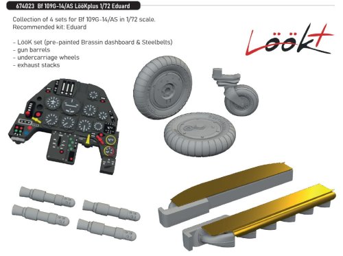 Go to product Eduard 674023 - 1:72 Bf 109G-14/AS LööKplus