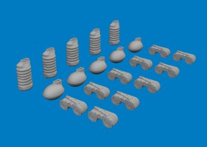 Eduard 632203 - 1:32 MG 15 magazines & case catchers Print 3D