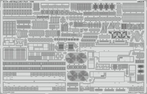 Go to product Eduard 53318 - 1:350 USS Wasp LHD-1 part 1
