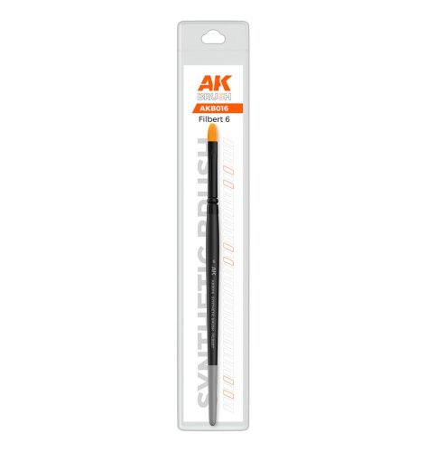 Go to product AK Interactive B016 - Synthetic Filbert Brush 6