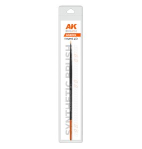 AK Interactive B006 - Synthetic Round Brush 2/0
