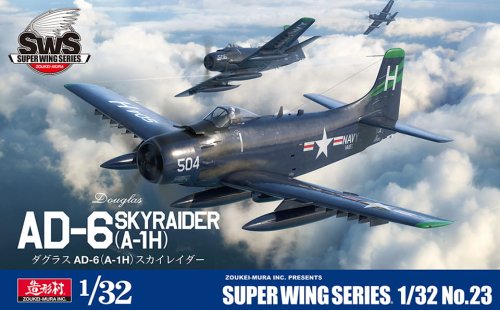 Go to product Zoukei Mura SWS3223 - 1:32 Douglas AD-6 Skyraider A-1H