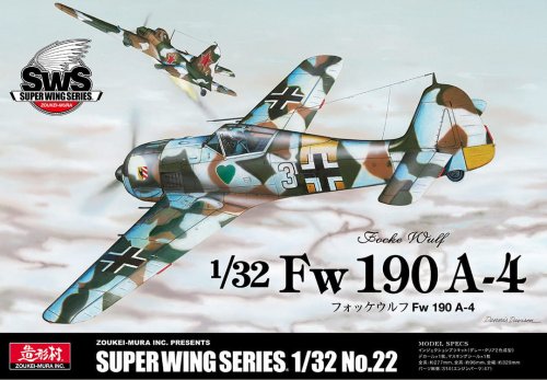 Go to product Zoukei Mura SWS3222 - 1:32 Focke Wulf Fw 190 A-4