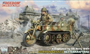 Freedom 16004 - 1:16 German Sd.Kfz. 2 Kettenkraftrad Captured by US Army WWII