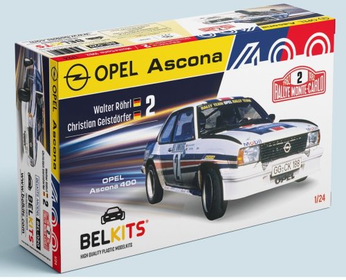 Go to product Belkits 020 - 1:24 Opel Ascona 400 Monte Carlo 1982 Rohl / Geistdorfer