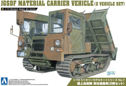 Go to product Aoshima 00797 - 1:72 JGSDF Material Carrier Vehicle - 2 Vehicle Set