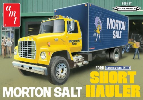 Go to product AMT 1424 - 1:25 Ford Louisville Line Truck Morton Salt Short Hauler