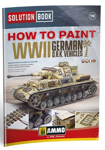 Go to product Ammo Mig 6602 - How to Paint WWII German D.A.K.Vehicles