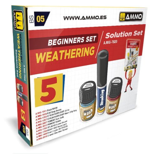 Go to product Ammo Mig 7820 - Beginners Set Weathering