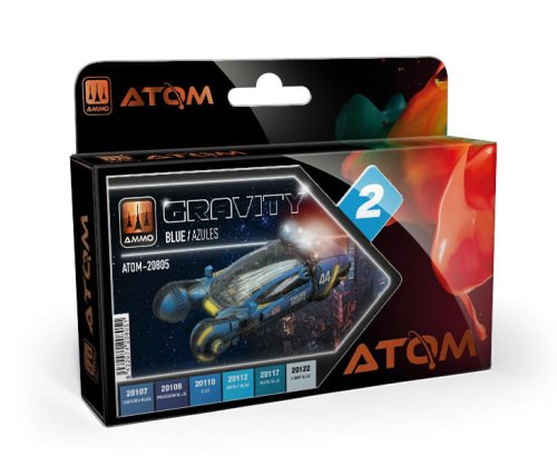 Go to product Ammo Mig 20805 - Atom Gravity Paint Set 2: Blue