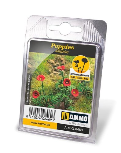 Go to product Ammo Mig 8469 - Poppies