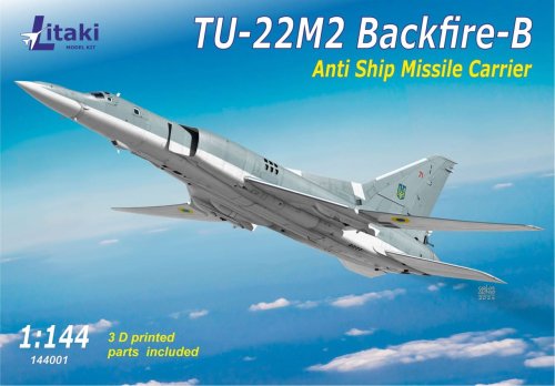 Go to product Litaki 144001 - 1:144 Tu-22M2 Backfire-B Anti Ship Missile Carrier