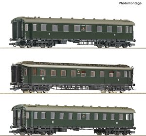 Roco 6200112 H0 - Set of 3 PKP passenger cars, ep.III