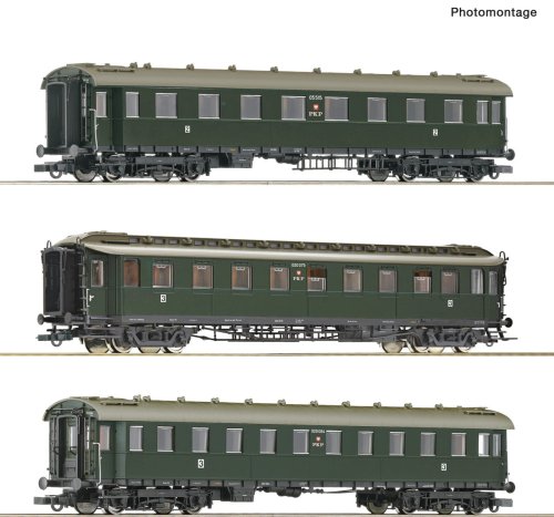 Go to product Roco 6200112 H0 - Set of 3 PKP passenger cars, ep.III