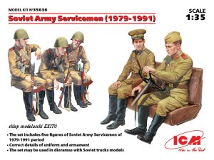 ICM 35636 - 1:35 Soviet Army Servicemen (1979-1991)