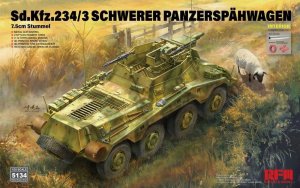Rye Field Model 5134 - 1:35 Sd.Kfz. 234/3 Schwerer Panzerspähwagen 7.5cm Stummel