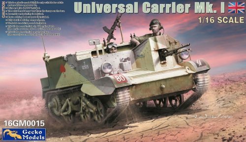 Go to product Gecko Models 16GM0015 - 1:16 Universal Carrier Mk.I