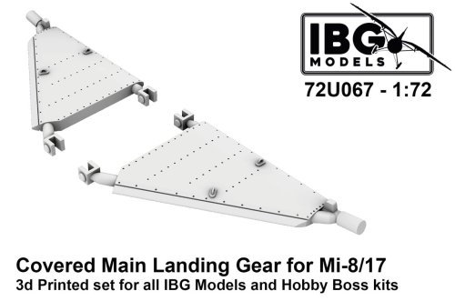 Go to product IBG 72U067 - 1:72 Covered main landing gear for Mi-8 / 17