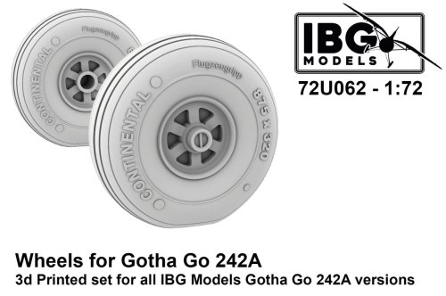 Go to product IBG 72U062 - 1:72 Wheels for Gotha Go-242A