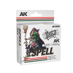 AK Interactive 16029 - Spell Colors Inks Set