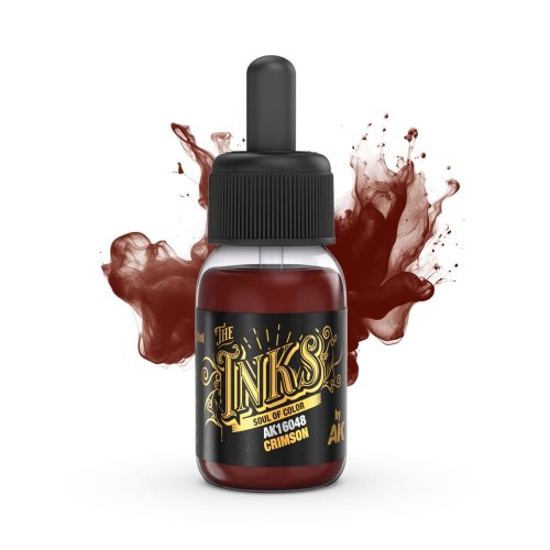 Go to product AK Interactive 16048 - Crimson Ink 30 ml.