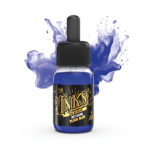 Go to product AK Interactive 16046 - Fluor Blue Ink 30 ml