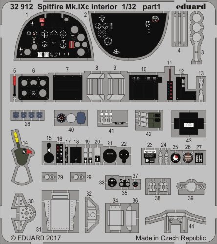 Go to product EDUARD 32912 - 1:32 Spitfire Mk.IXc interior