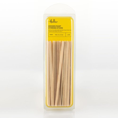 Go to product Heller 99018 - Set of 25 wooden paint mixing spatulas