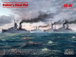 ICM S.021 - 1:700 Kaiser's Steel Fist - Set of 4 Battleships