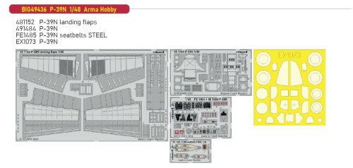 Go to product Eduard BIG49436 - 1:48 P-39N