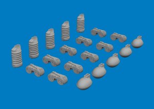 Eduard 672401 - 1:72 MG 15 magazines & case catchers Print 3D