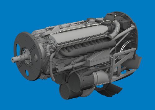 Go to product Eduard 6481069 - 1:48 P-40E engine Print 3D