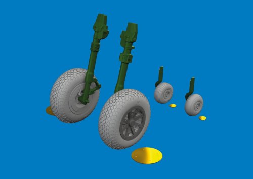 Go to product Eduard 6481058 - 1:48 P-40E wheels cross tread