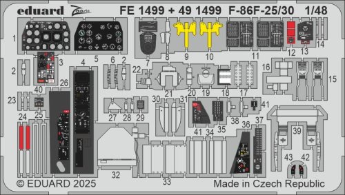 Go to product Eduard FE1499 - 1:48 F-86F-25/30