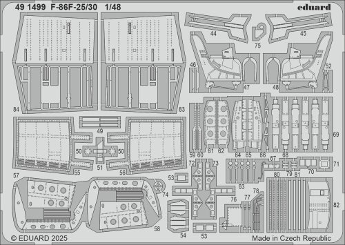 Go to product Eduard 491499 - 1:48 F-86F-25/30